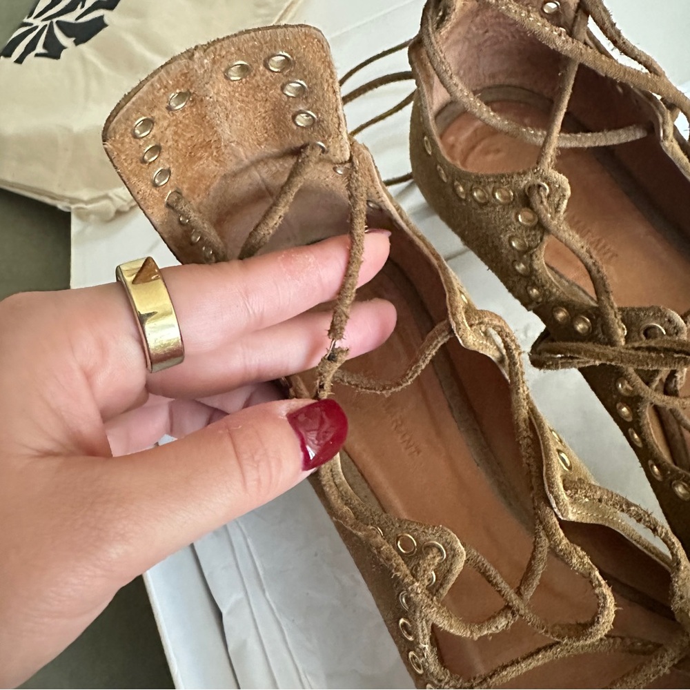 PRE OWNED ISABEL MARANT FLATS SIZE 36 - Picture 5 of 13